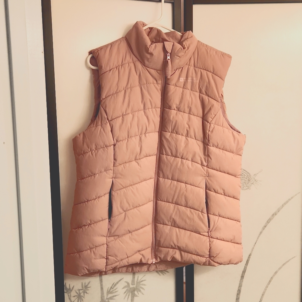 Pink Puffer Vest, Size 14